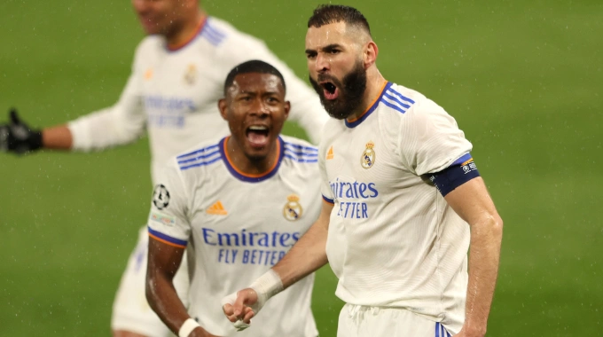 benzema hat trick vs chelsea