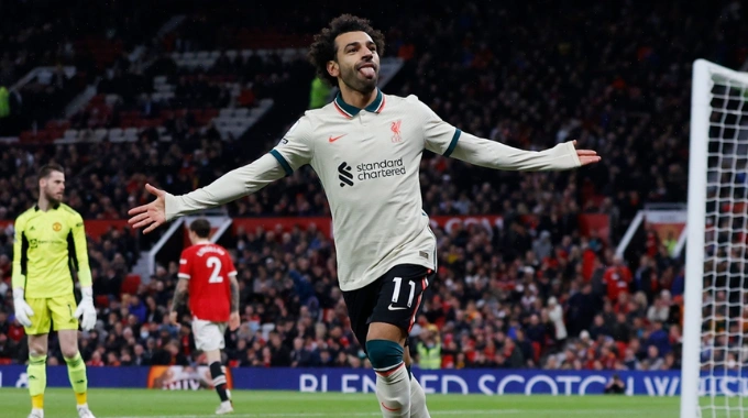 salah hat trick vs man united